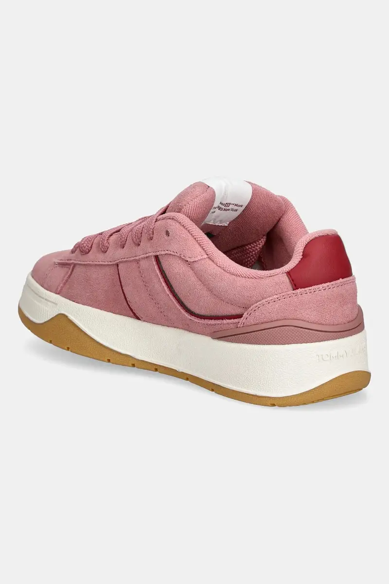 sneakers in camoscio TJW SKATE SNEAKER donna colore rosa EN0EN02808 miniatura 3