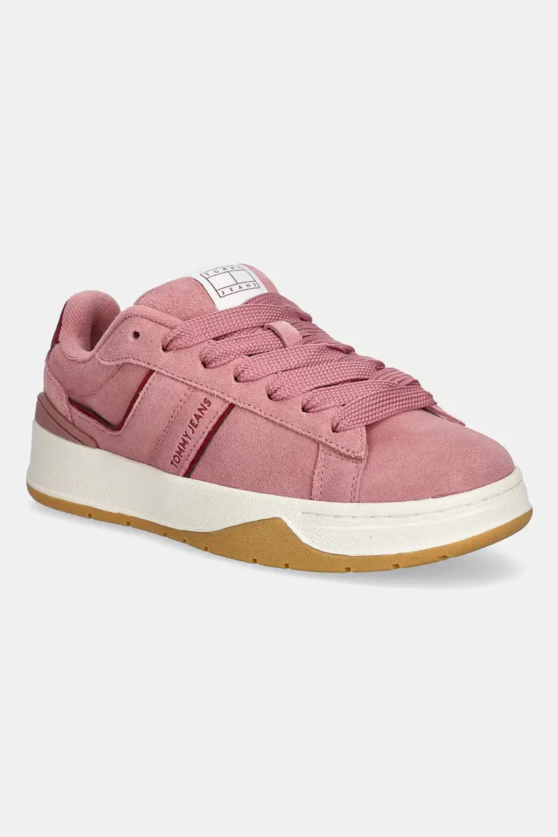sneakers in camoscio TJW SKATE SNEAKER donna colore rosa EN0EN02808