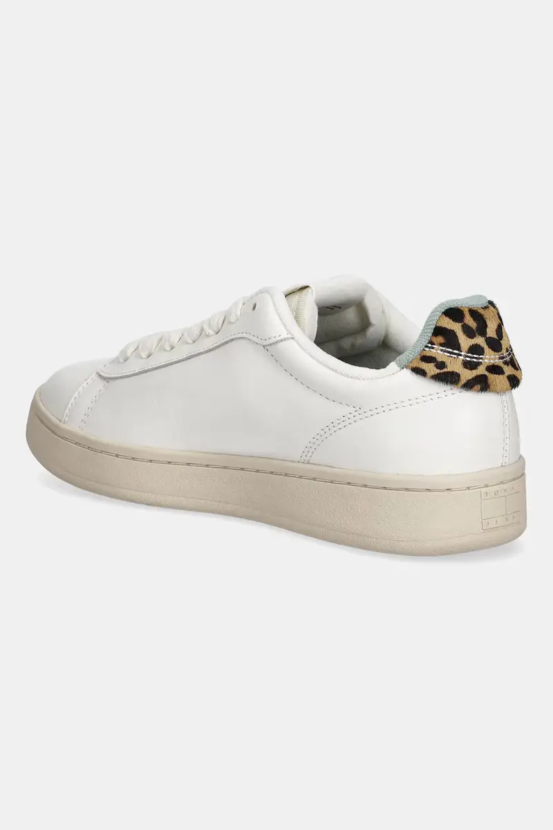 sneakers in pelle ARCHIVE 98 LEOPARD donna colore bianco EN0EN02909 miniatura 3