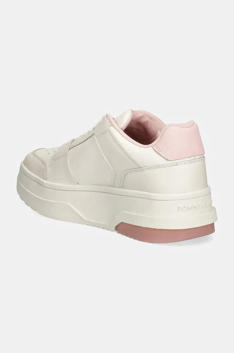 sneakers in pelle THE BROOKLYN FLATFORM Bianco miniatura 3