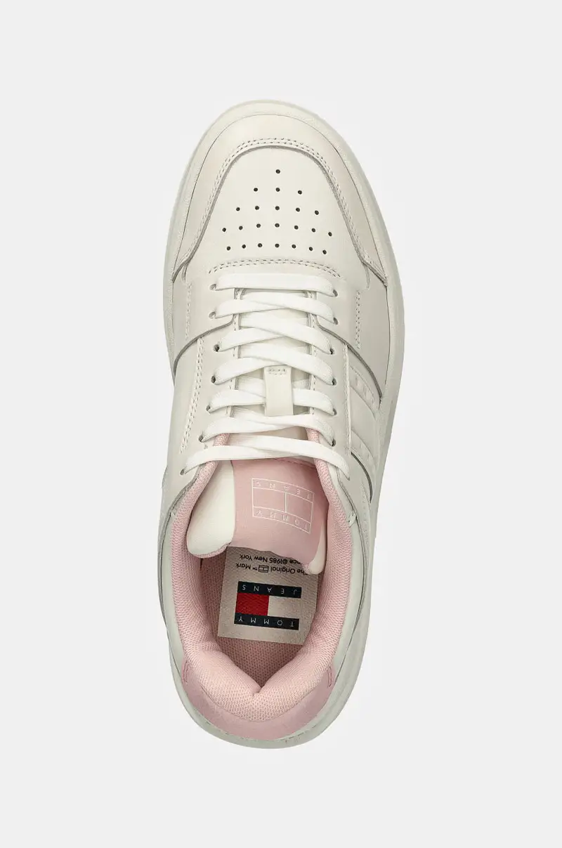 sneakers in pelle THE BROOKLYN FLATFORM Bianco miniatura 4