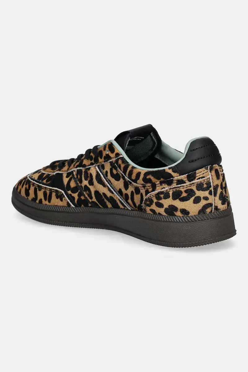 sneakers in pelle THE GREENWICH EDGE LEOPARD donna colore marrone EN0EN02904 miniatura 3