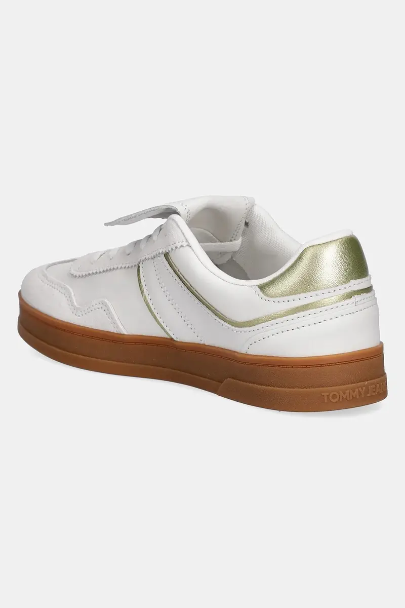 sneakers in pelle THE GREENWICH FLAP donna colore bianco EN0EN02715 miniatura 3