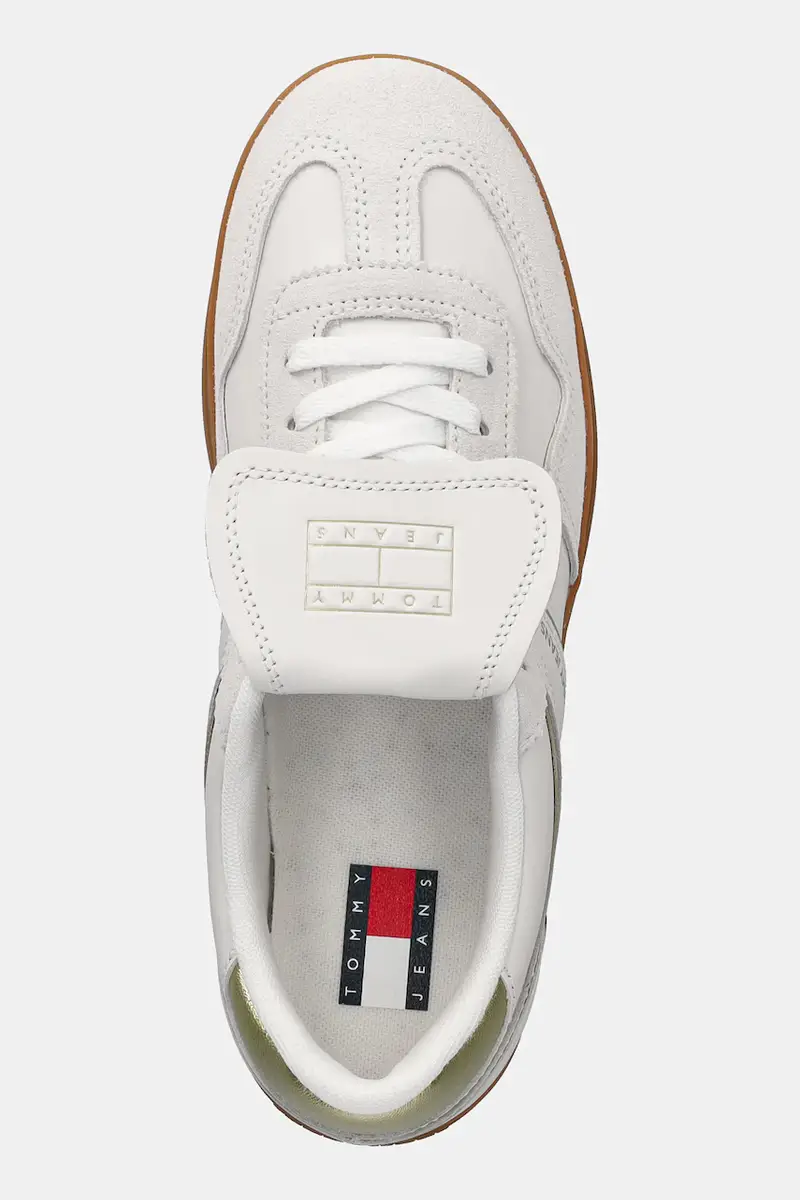 sneakers in pelle THE GREENWICH FLAP donna colore bianco EN0EN02715 miniatura 4