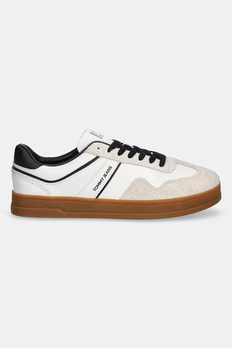 sneakers in pelle THE GREENWICH LEATHER uomo colore beige EM0EM01587 miniatura 2