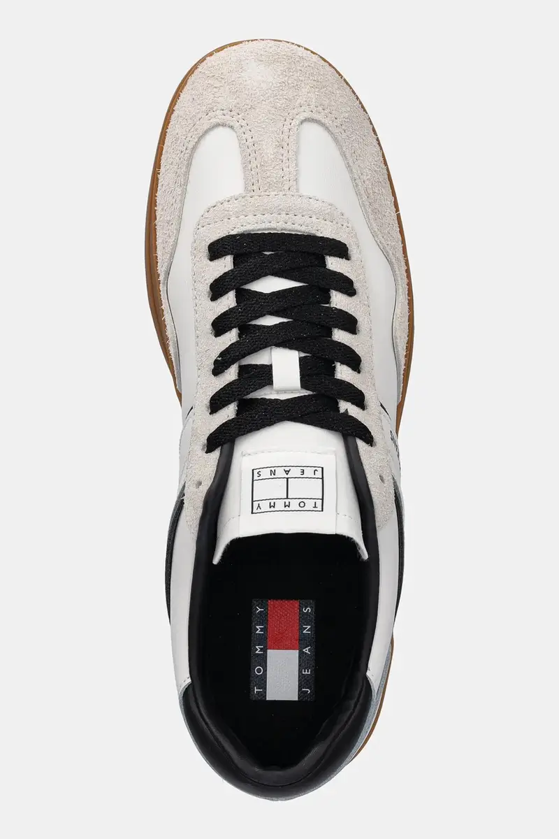 sneakers in pelle THE GREENWICH LEATHER uomo colore beige EM0EM01587 miniatura 4