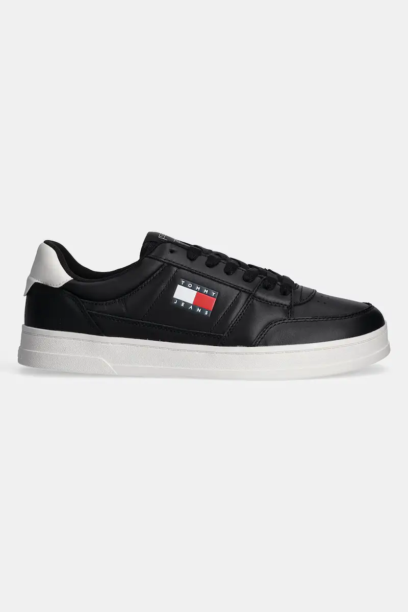 sneakers in pelle TJM THE GREENWICH NEW ESS colore nero EM0EM01574 miniatura 2