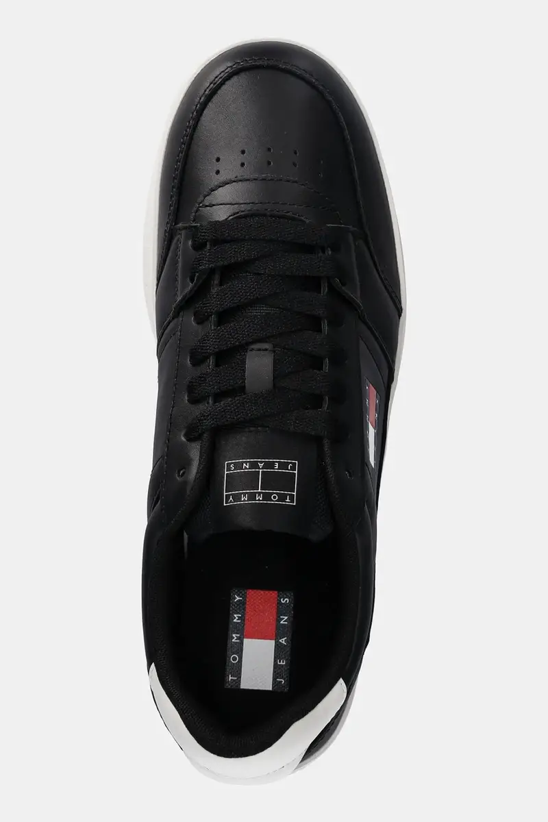 sneakers in pelle TJM THE GREENWICH NEW ESS colore nero EM0EM01574 miniatura 4