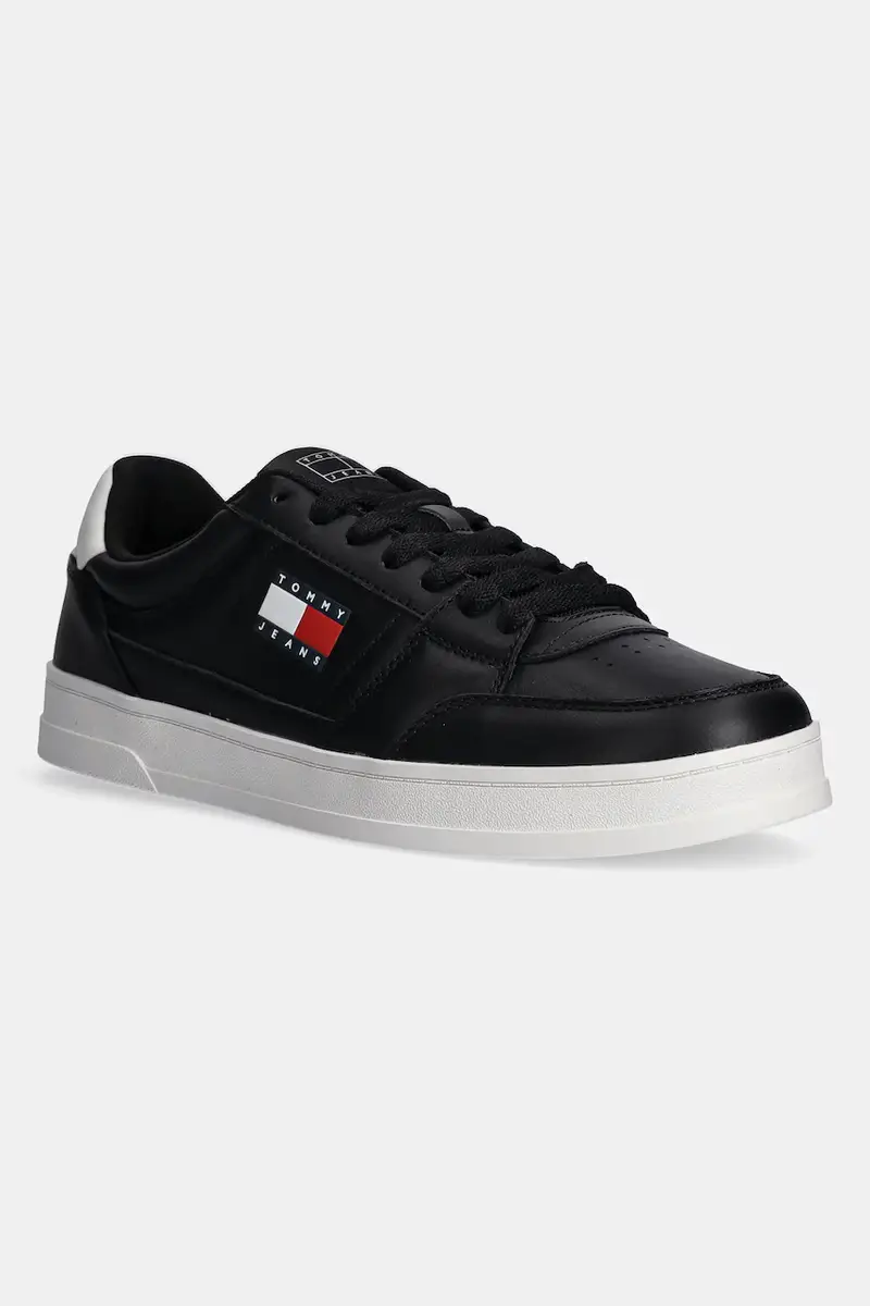 sneakers in pelle TJM THE GREENWICH NEW ESS colore nero EM0EM01574