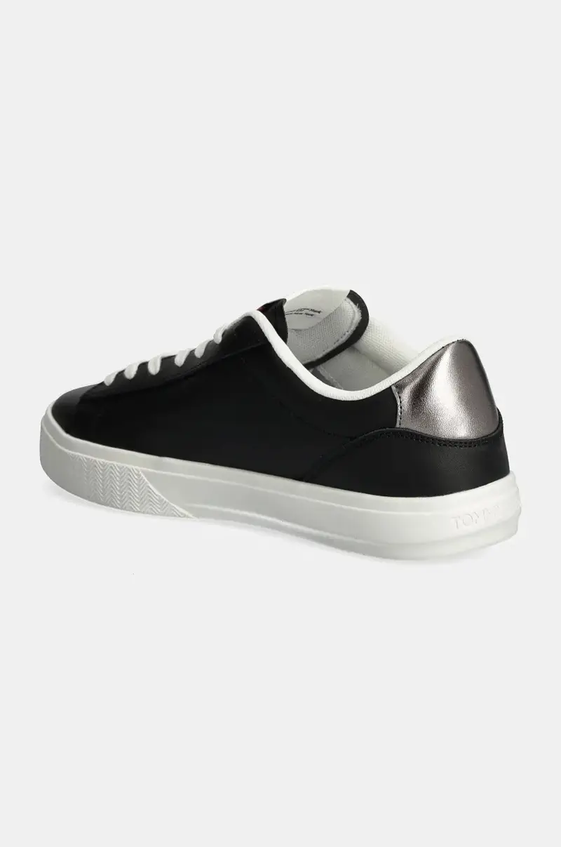 sneakers in pelle TJW CUPSOLE SNEAKER METALLIC Nero miniatura 3