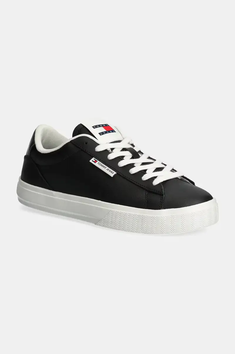 sneakers in pelle TJW CUPSOLE SNEAKER METALLIC Nero
