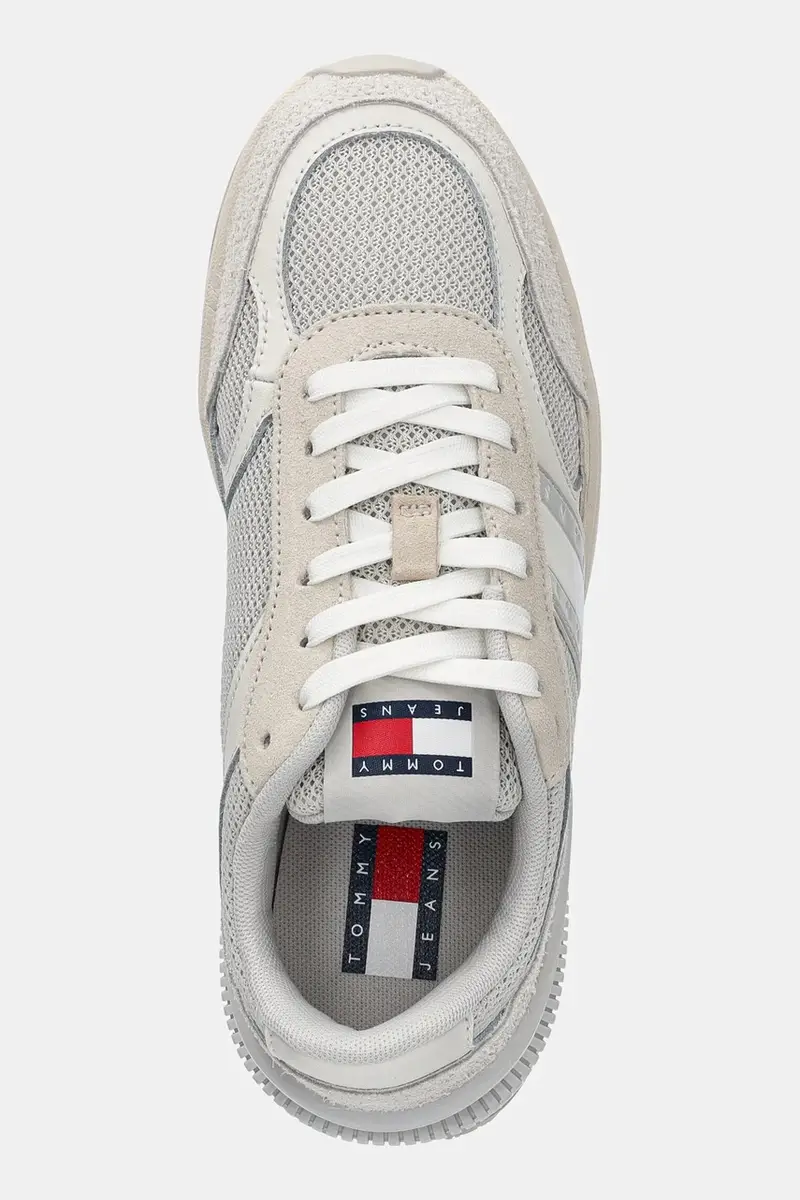 sneakers TECH RUNNER colore beige EN0EN02743 miniatura 4