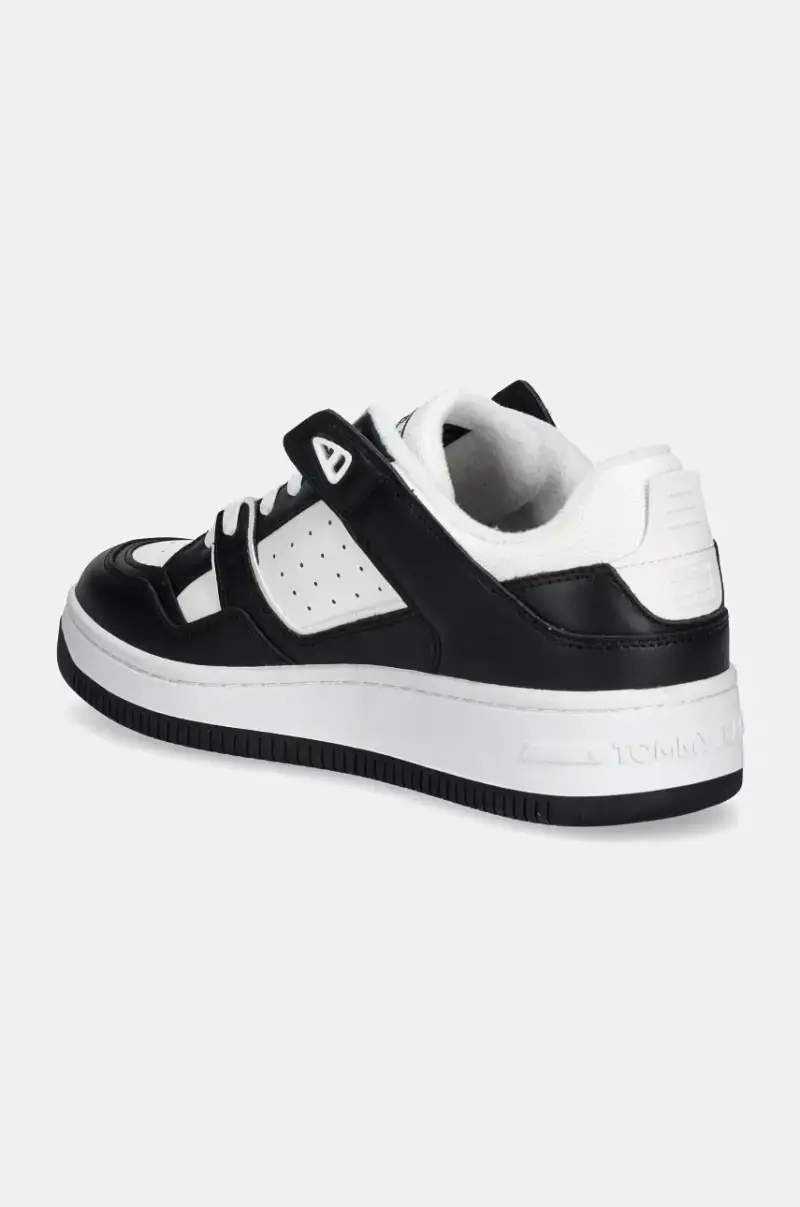 sneakers TJM BASKET RETRO CUPSOLE WL colore nero EM0EM01464 Bianco miniatura 3