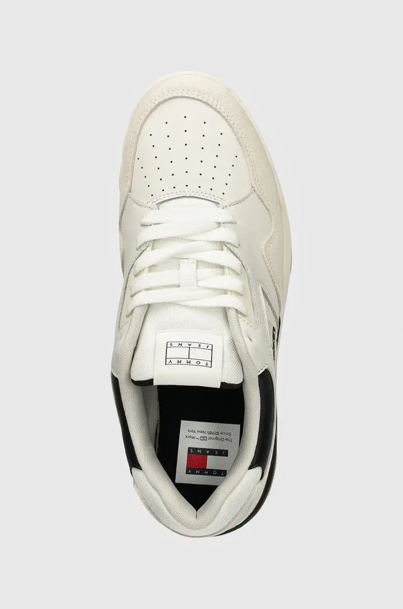 sneakers TJM NEW BASKET SNEAKER LC colore bianco EM0EM01500 miniatura 4