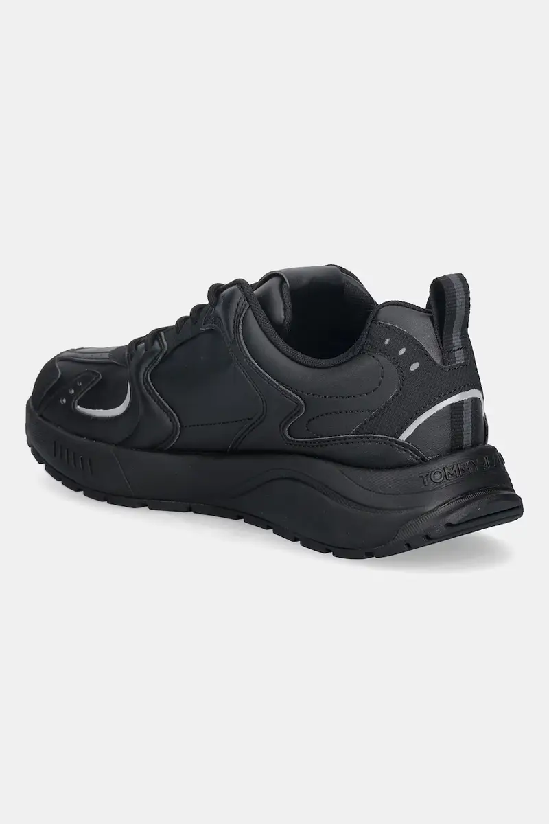 sneakers TJM RUNNER LEATHER uomo colore nero EM0EM01621 miniatura 3