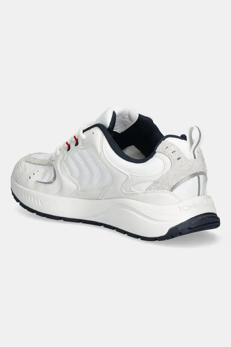 sneakers TJM RUNNER MIX MATERIAL uomo colore bianco EM0EM01581 miniatura 3