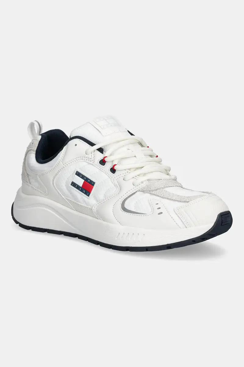 sneakers TJM RUNNER MIX MATERIAL uomo colore bianco EM0EM01581