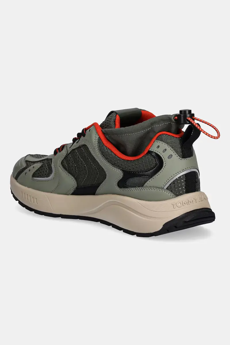 sneakers TJM RUNNER MIX MATERIAL uomo colore verde EM0EM01620 miniatura 3