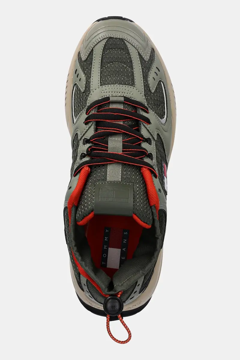 sneakers TJM RUNNER MIX MATERIAL uomo colore verde EM0EM01620 miniatura 4