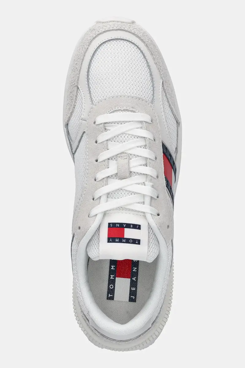 sneakers TJM TECHNICAL RUNNER ESS colore bianco EM0EM01537 miniatura 4