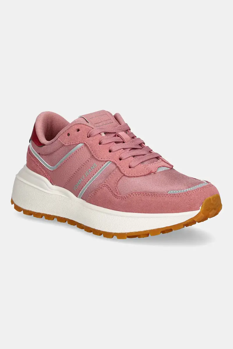 sneakers TJW CLEATED RUNNER donna colore rosa EN0EN02788