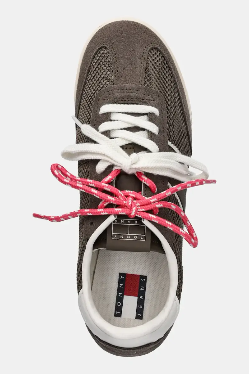 sneakers TJW LOW PROFILE RUNNER donna colore verde EN0EN02862 Marrone miniatura 4