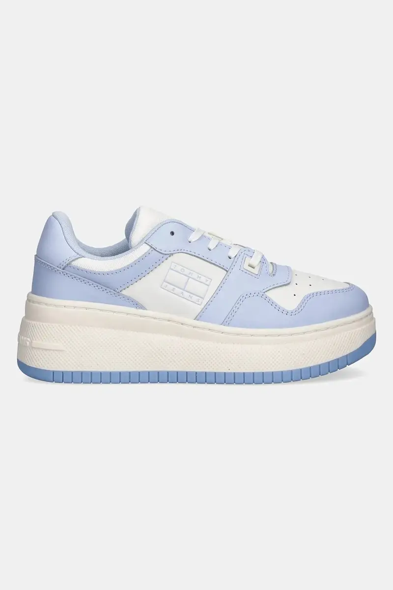 sneakers TJW RETRO BASKET FLATFORM ESS colore nero EN0EN02506 Blu miniatura 2