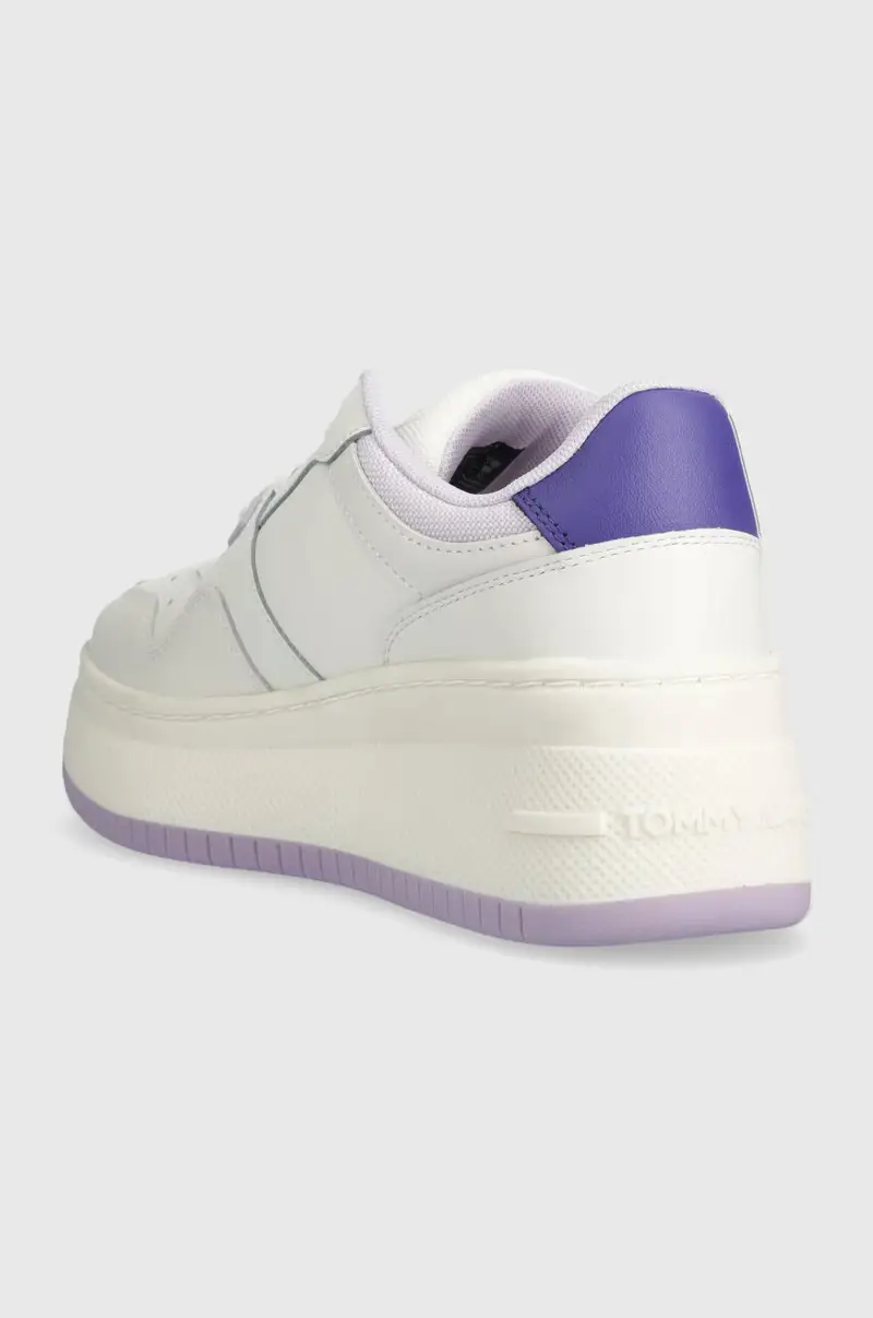 sneakers TJW RETRO BASKET FLATFORM ESS colore violetto EN0EN02506 miniatura 3