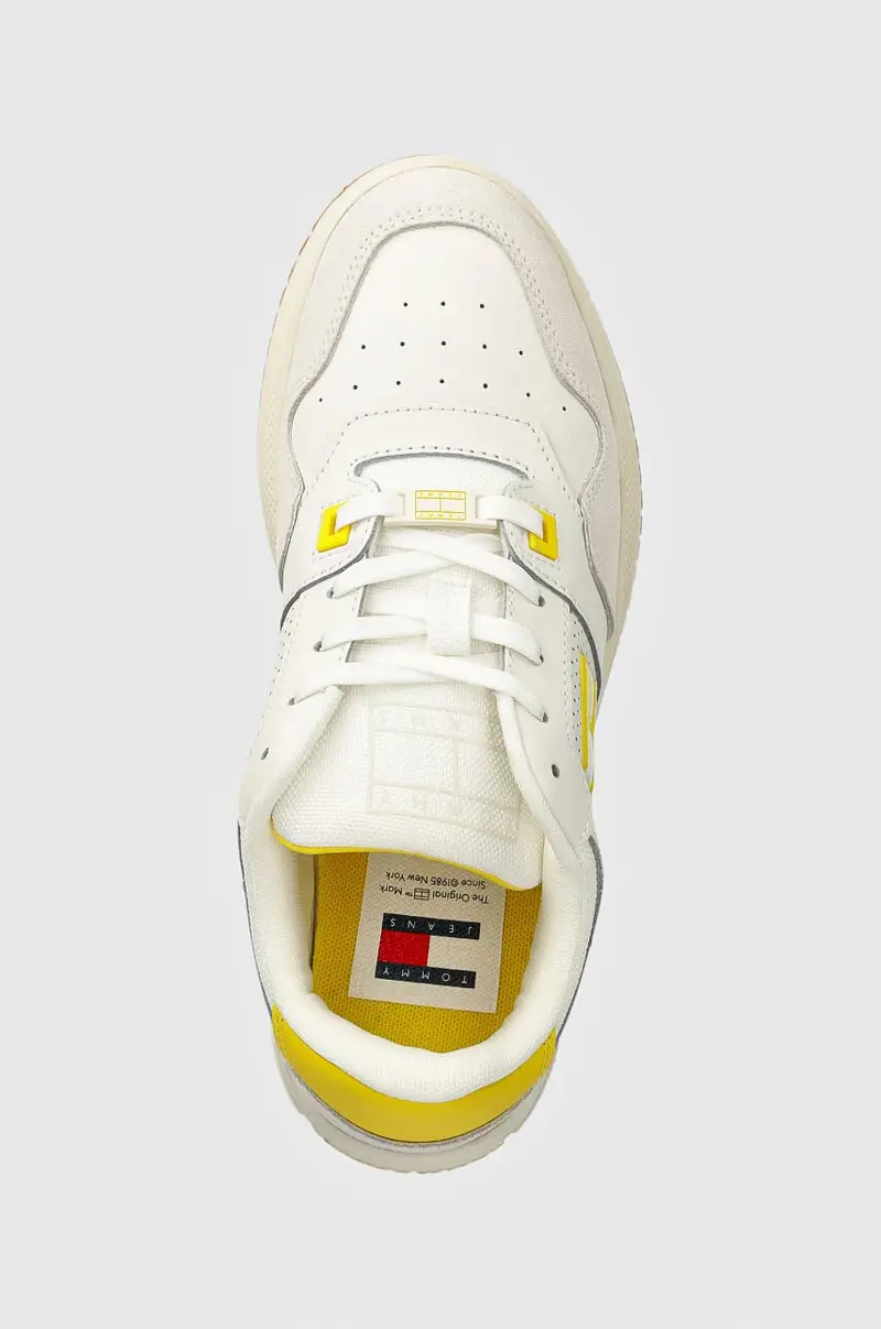 sneakers TJW RETRO BASKET FLATFORM MIX colore bianco EN0EN02654 miniatura 4