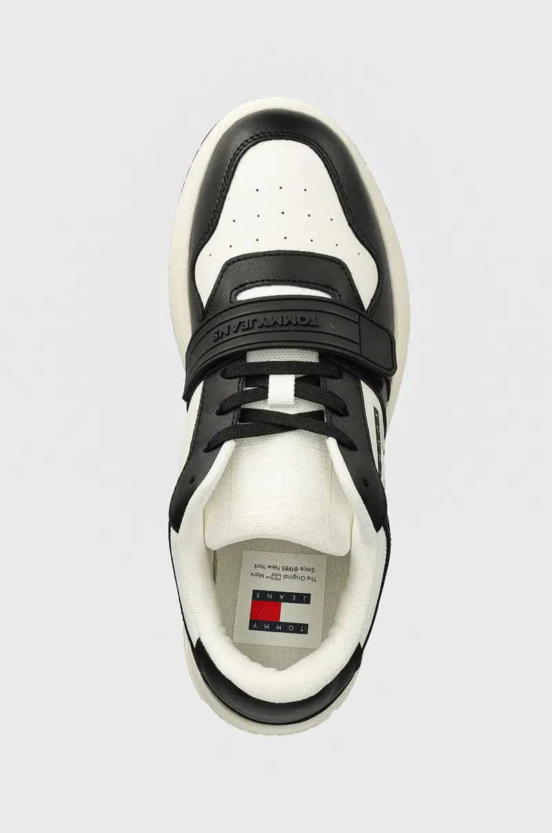 sneakers TJW RETRO BASKET FLATFORM VELCRO colore nero EN0EN02573 miniatura 4