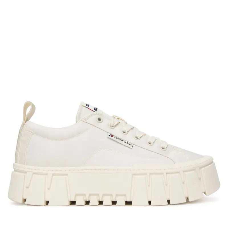Sneakers Tommy Jeans Tjw Flatform Chunky Sneaker EN0EN03036 Écru Écru