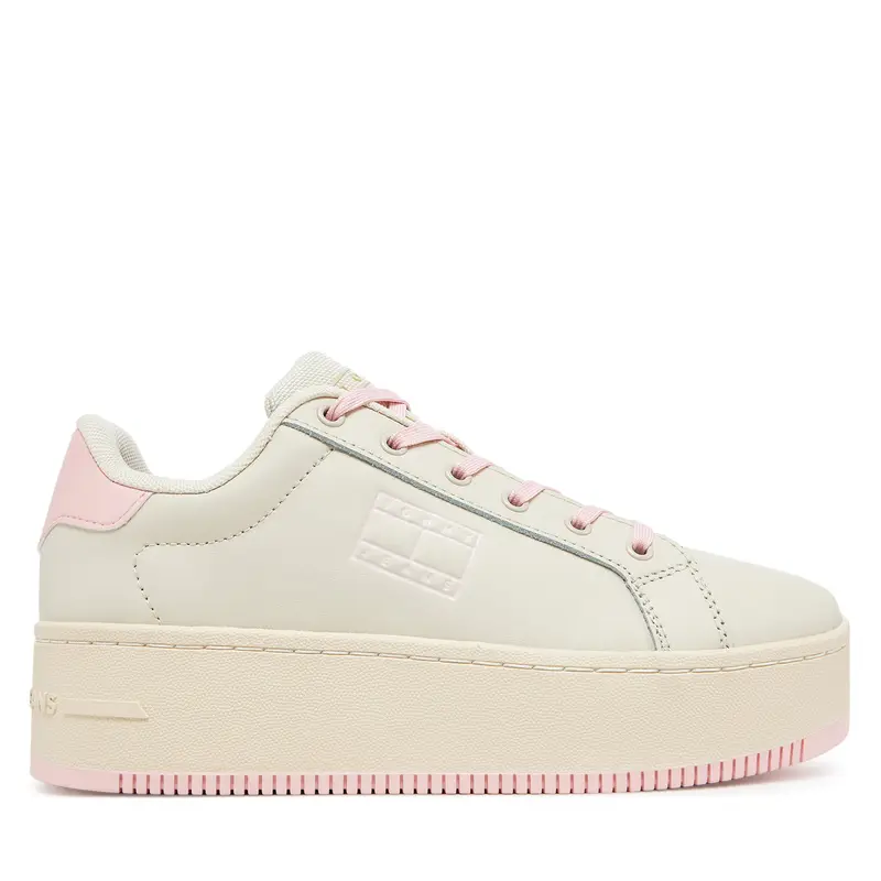 Sneakers Tommy Jeans Tjw Flatform Ess EN0EN02518 Rosa