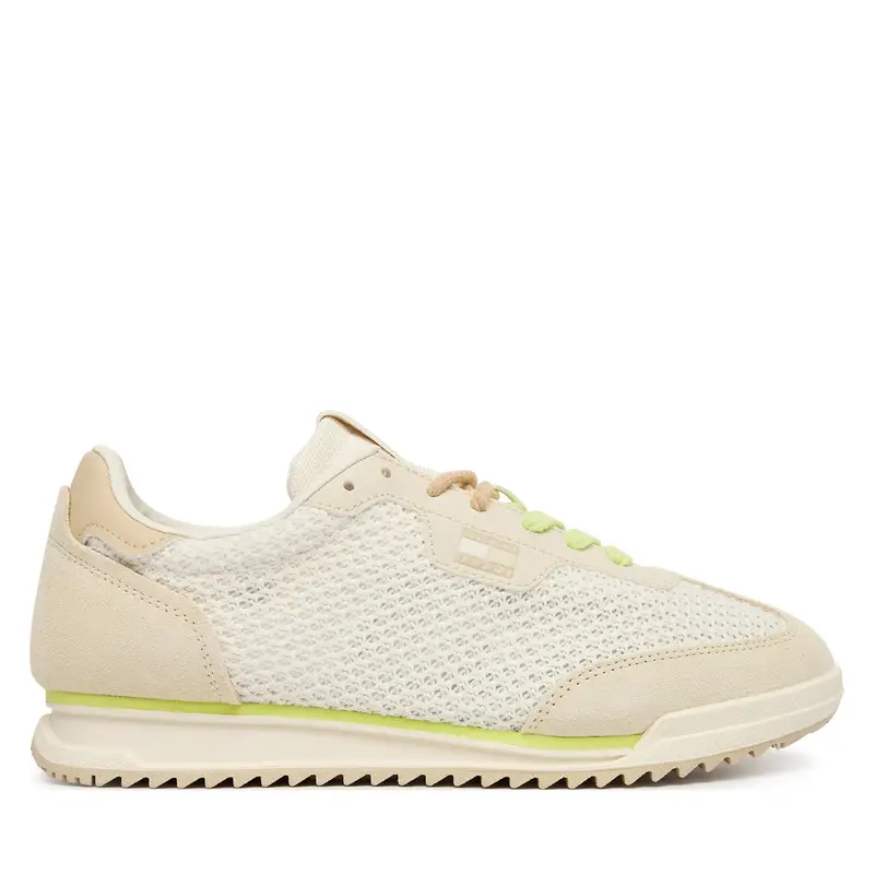Sneakers Tommy Jeans Tjw Low Profile Runner Knit EN0EN02992 Beige