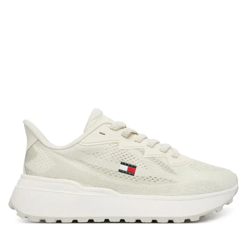 Sneakers Tommy Jeans Tjw Sporty Knit Runner EN0EN02962 Bianco