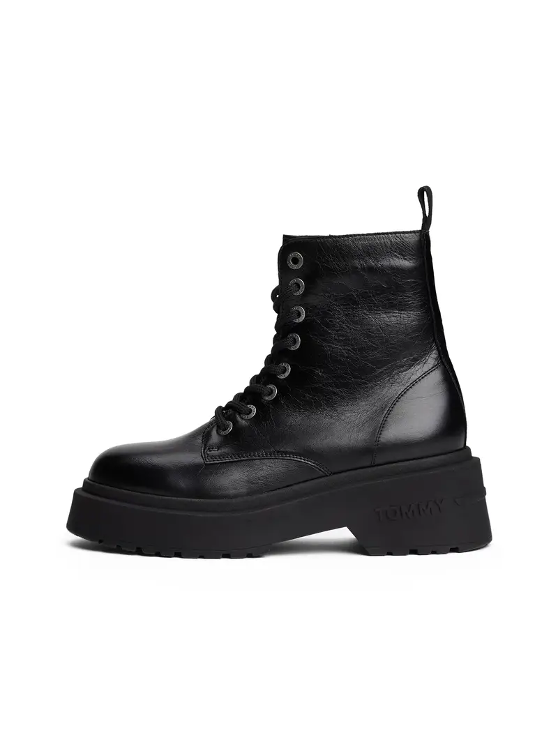 Stivaletto stringato nero