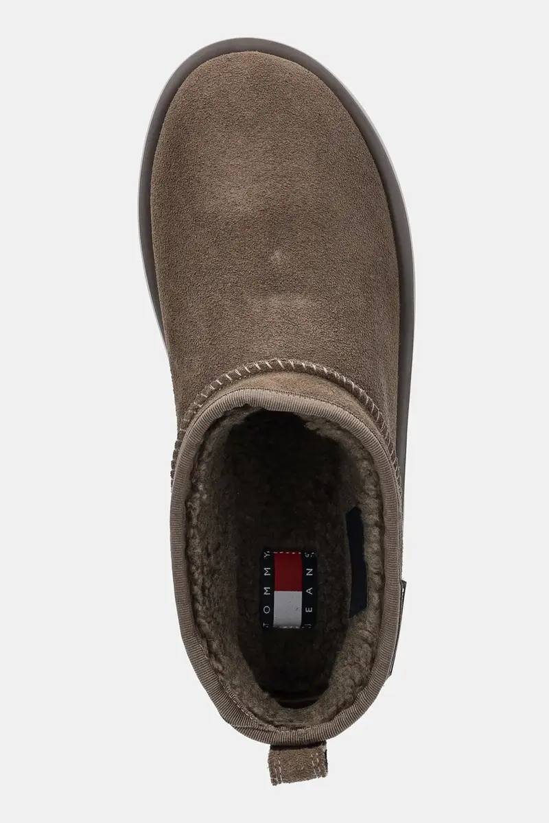 stivali da neve in camoscio TJW FLATFORM SNOW BOOT SUEDE colore verde EN0EN02841 miniatura 4