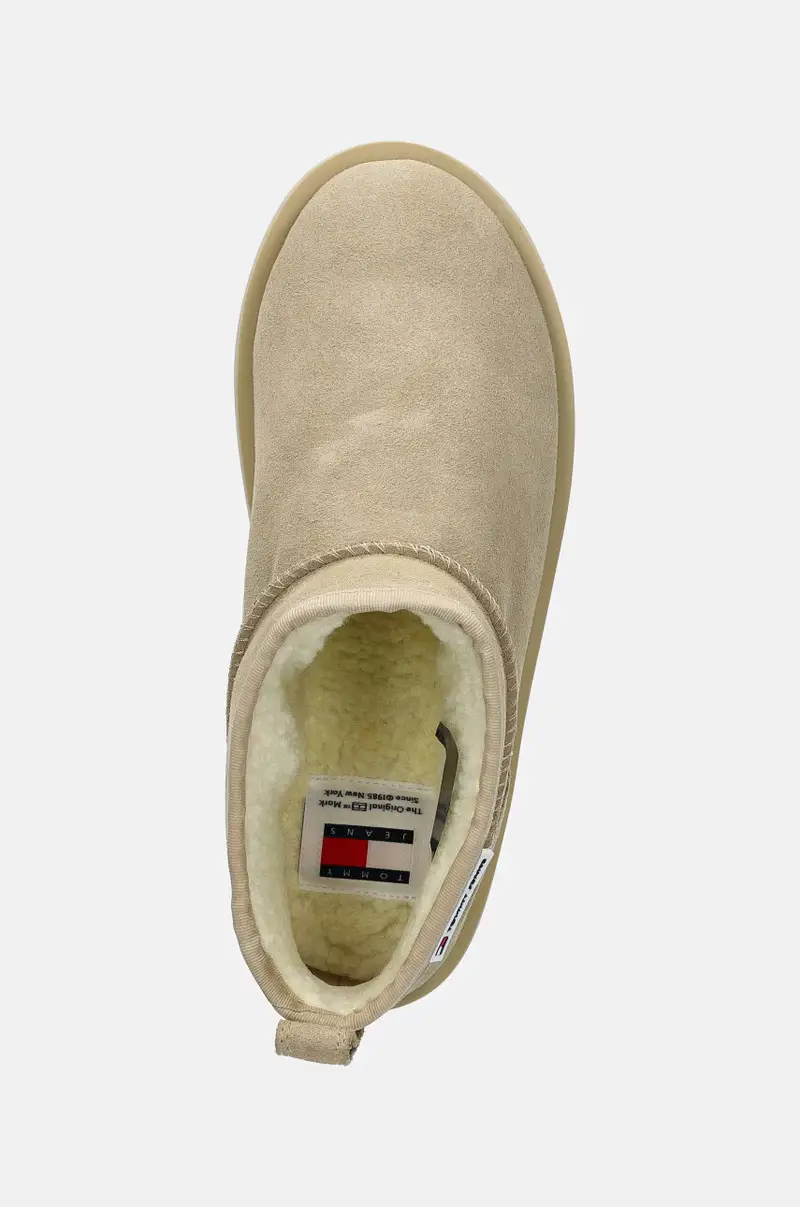 stivali da neve in camoscio TJW SUEDE FLATFORM BOOT WL Beige miniatura 4