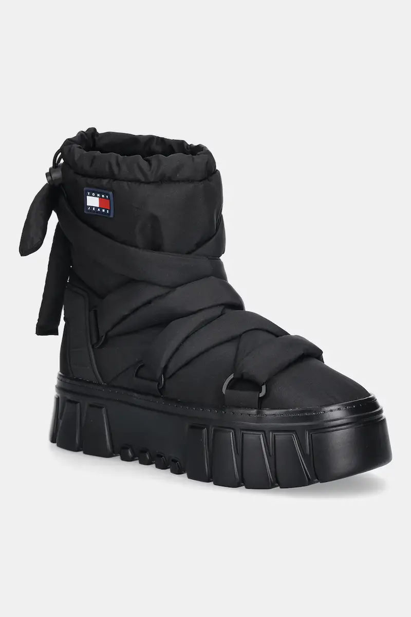 stivali da neve TJW CHUNKY SNOW BOOT NYLON colore nero EN0EN02842