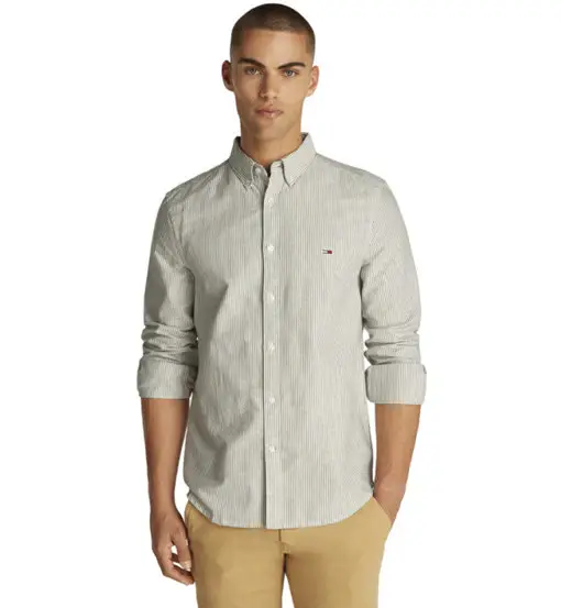 Stripe Oxford M - camicia a maniche lunghe - uomo Blue