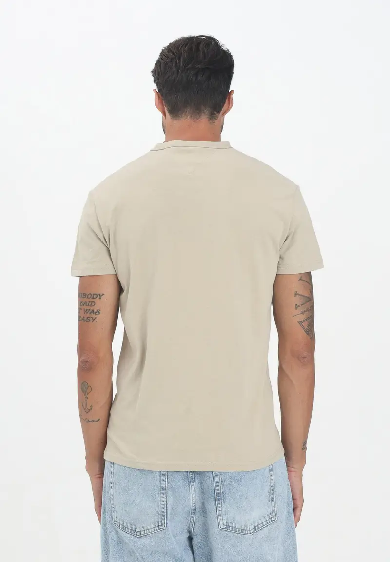 Tommy Jeans T-shirt Uomo Beige 1058582 miniatura 2