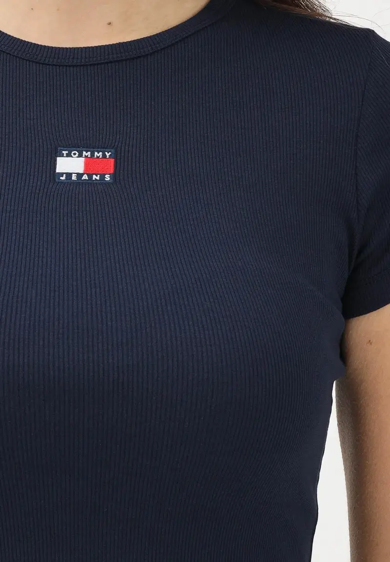 Tommy Jeans T-shirt Donna Blu 3964073 miniatura 3