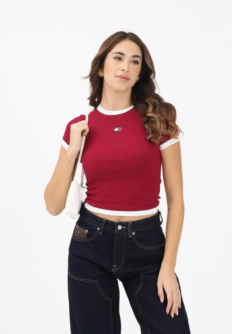 Tommy Jeans Jeans Donna Bordeaux 3964058 miniatura 2