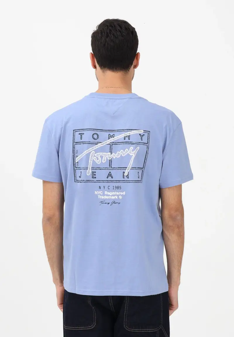 Tommy Jeans T-shirt Uomo Azzurro 3976744 miniatura 3