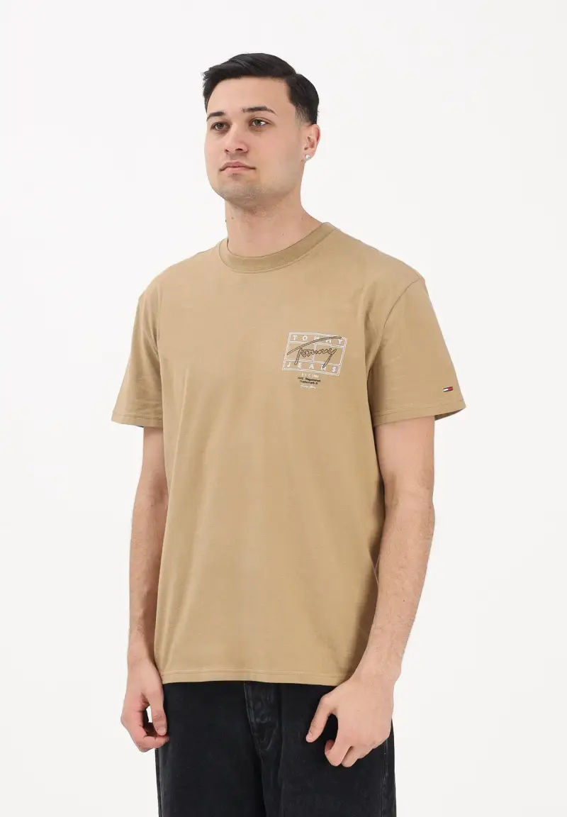 Tommy Jeans T-shirt Uomo Beige 4192205
