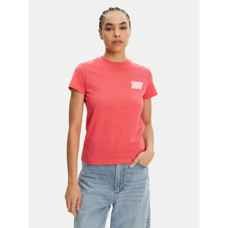 Tommy Jeans T-shirt Rosa 3212195