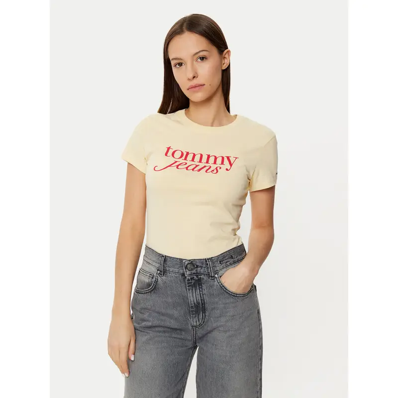 Tommy Jeans T-shirt Giallo 3208785