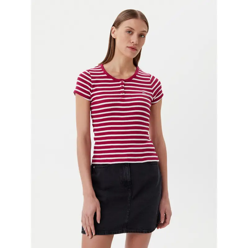 T-shirt DW0DW19502 Rosa Slim Fit