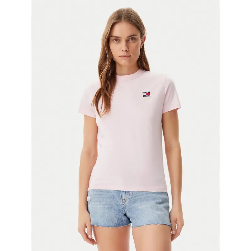 Tommy Jeans T-shirt Rosa 3629259