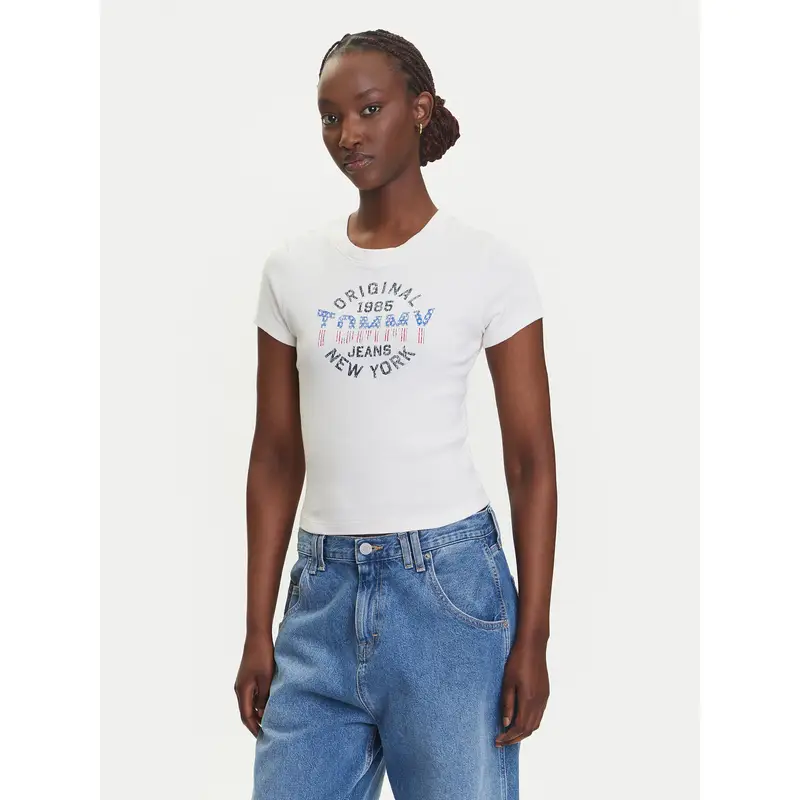 Tommy Jeans T-shirt Beige 3221908