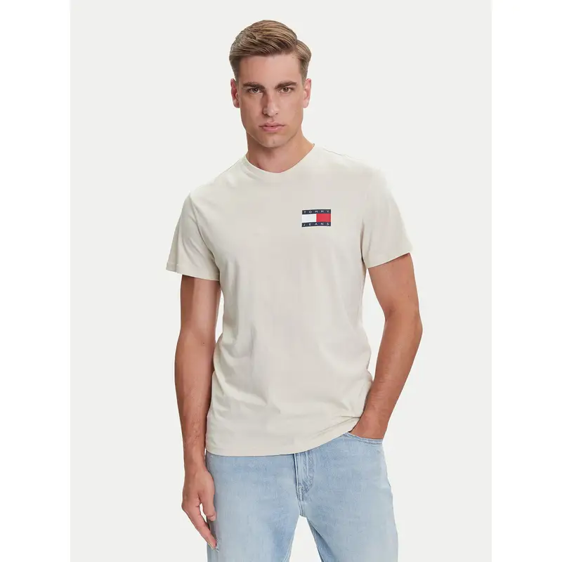 T-shirt Essential DM0DM20740 Beige Slim Fit